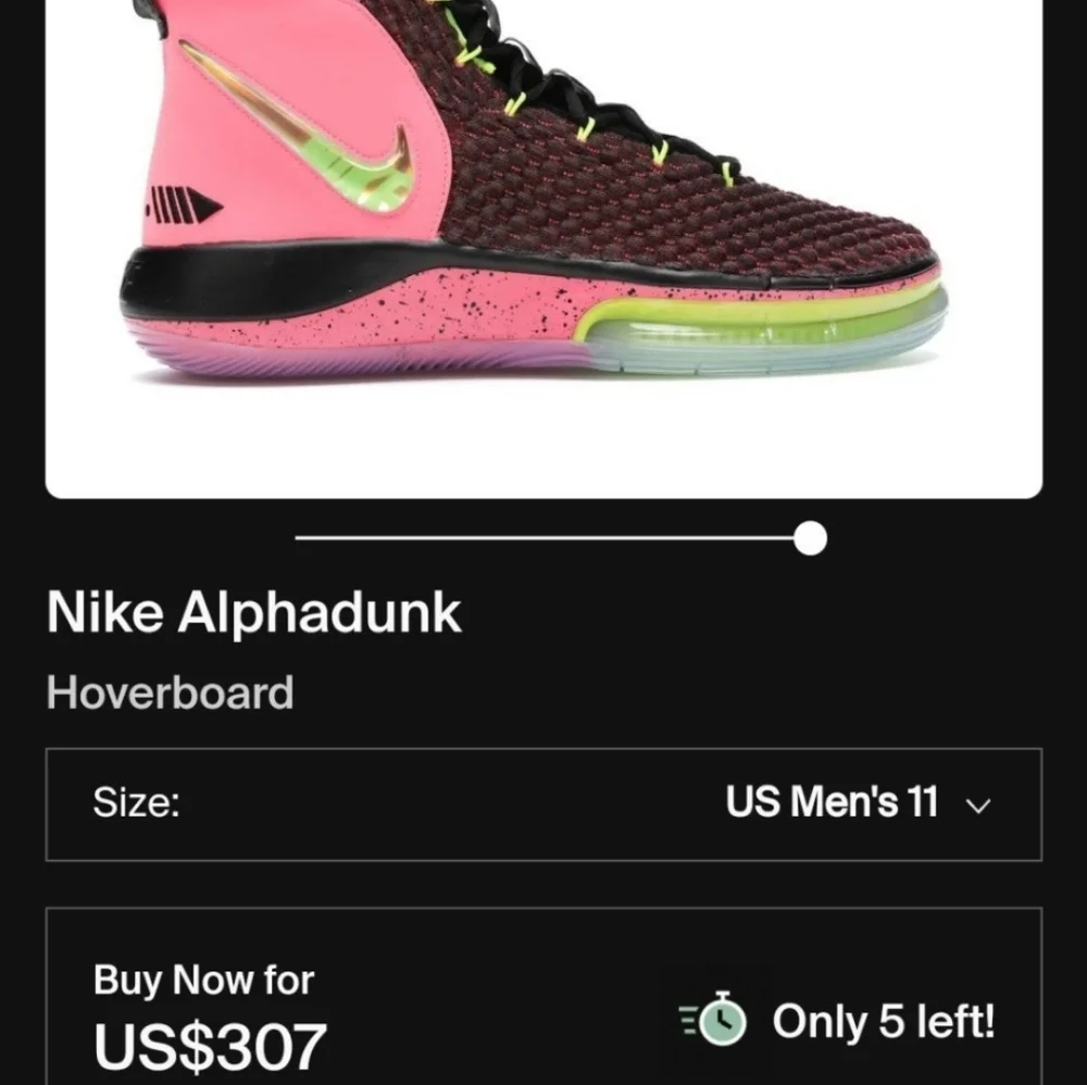 *RARE* 🔥 Nike Alphadunk EP Basketball Shoe - Men sz 11.5 - Picture 7 of 8